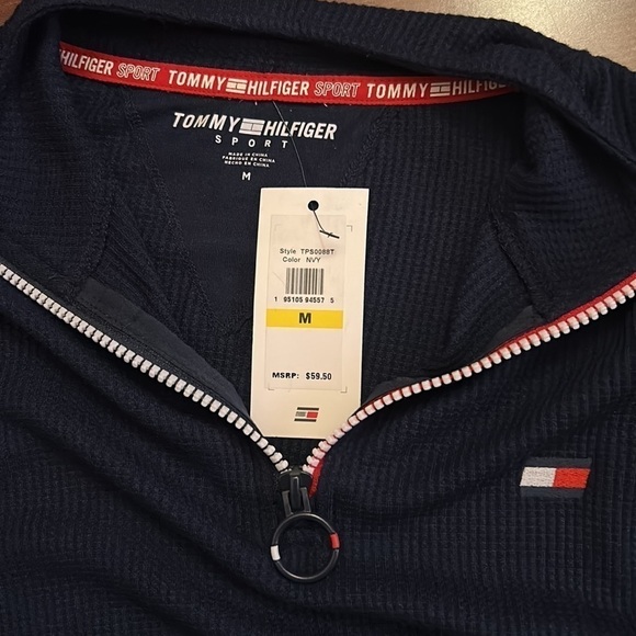 🌿SALE🌿TOMMY HILFIGER Sport Long Sleeve Shirt size Medium - Picture 3 of 7